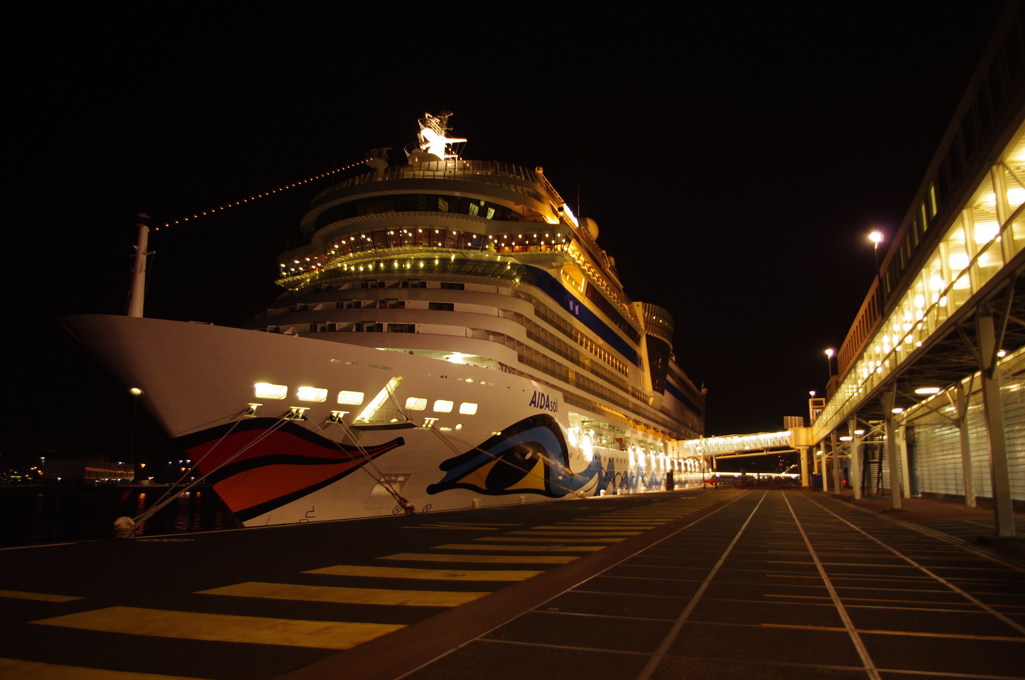AIDAsol Cruise Ship Cruise Port Amsterdam Aidasol cruise ship cruise port amsterdam
